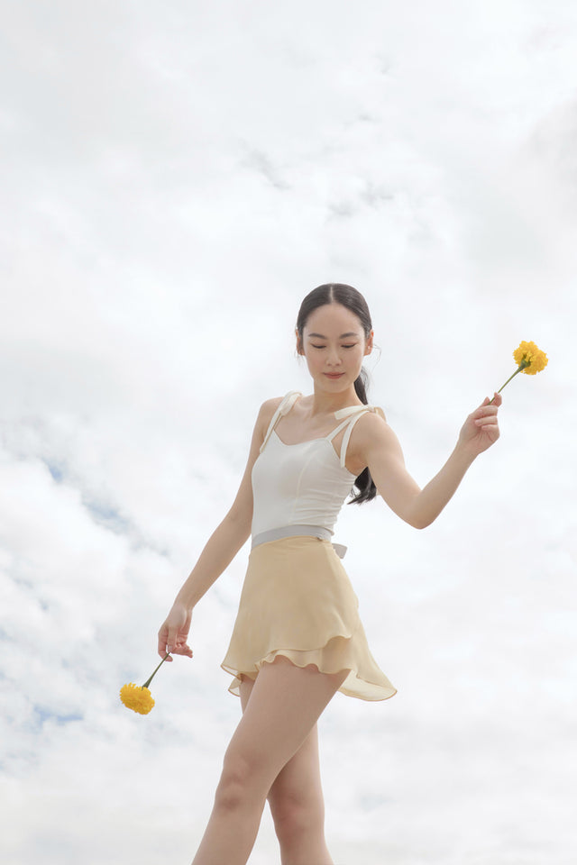 Rose Skirt｜Ribbon - Sunshine Nectar